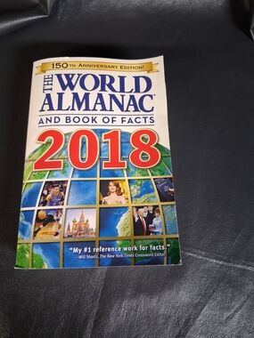 The World Almanac 2018 Paperback - White Cover